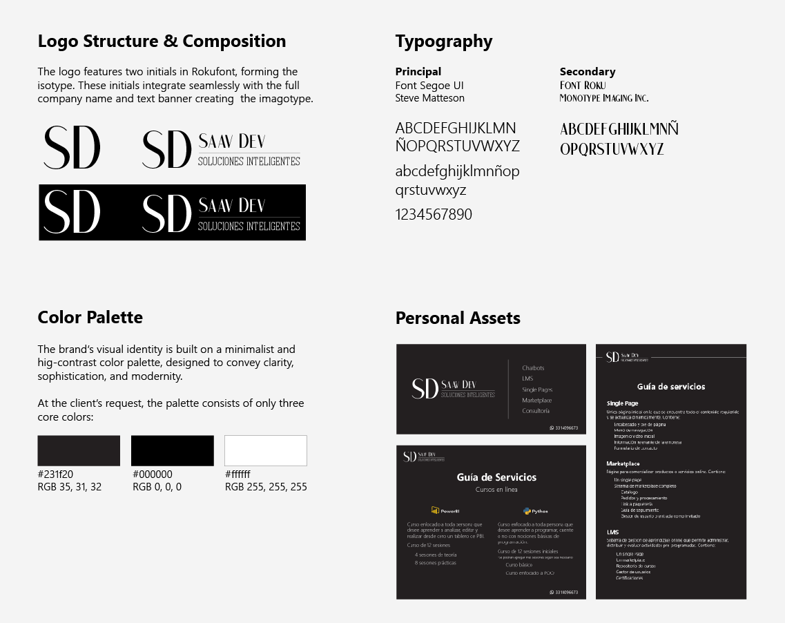 Saav Dev Brand Identity